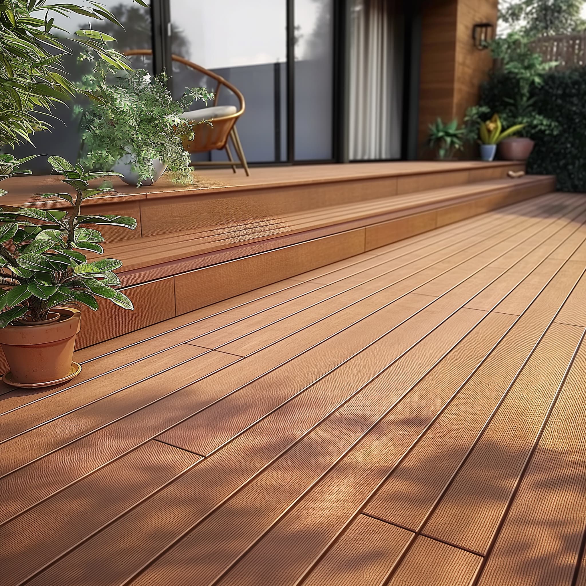 Терраса из дерева