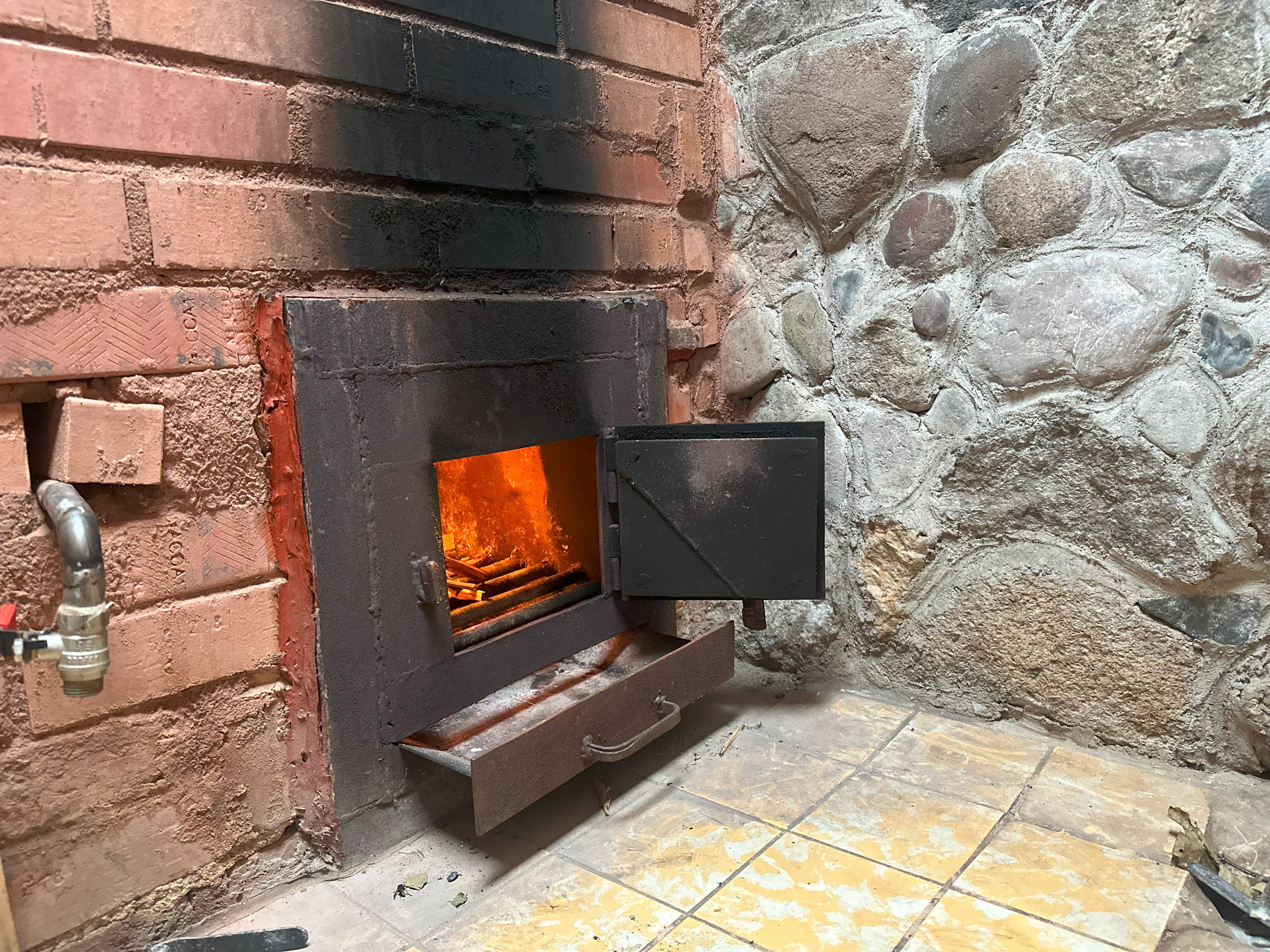 Печь для бани из металла